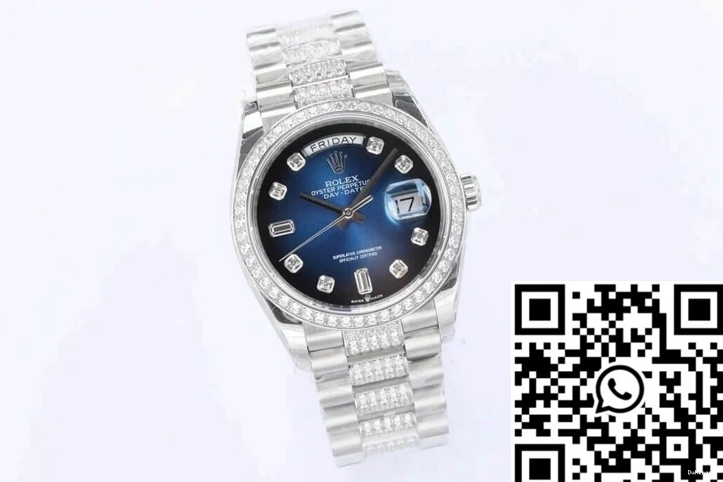 Bezel Diamond EW Rolex Day M128349RBR-0016 Factory Date 0512